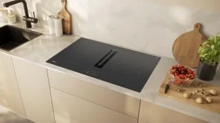 Siemens kookplaat met afzuiging in het midden