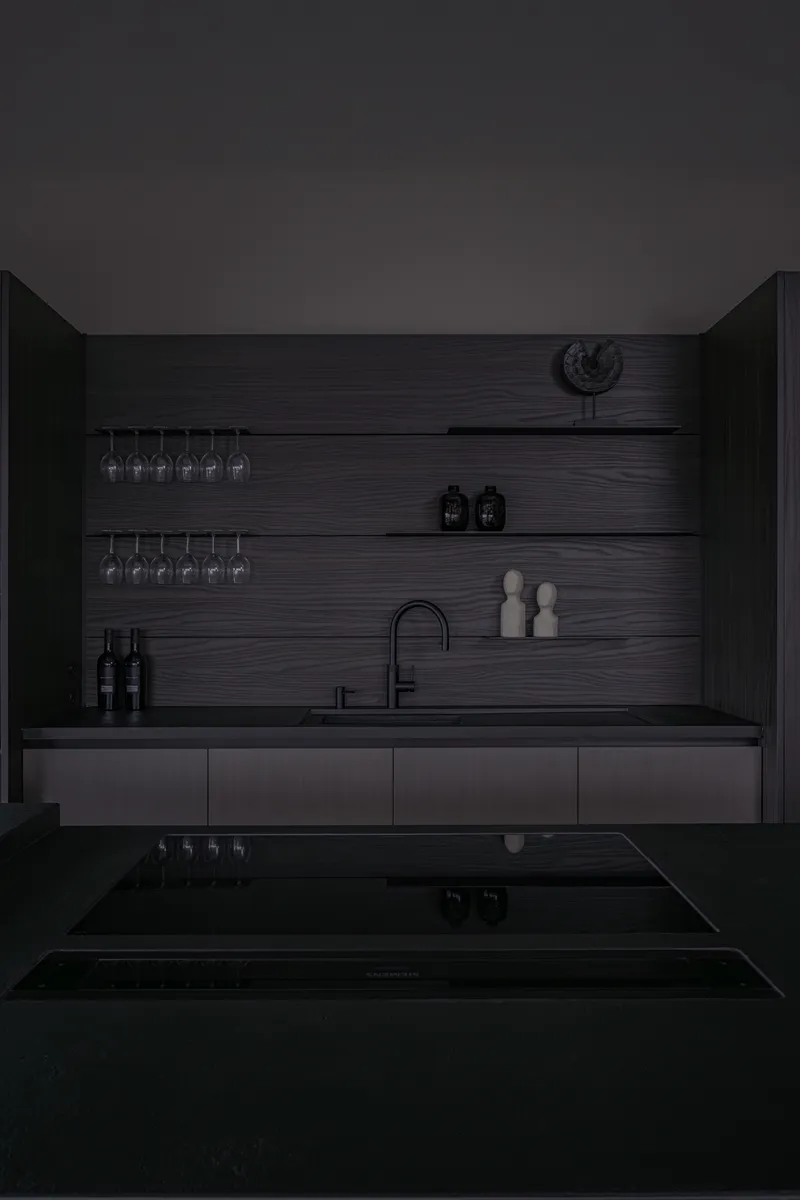 Armony Infinity Wall achter het spoelgedeelte
